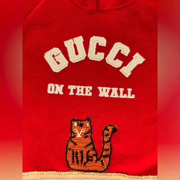 Gucci Red Tiger Hoodie - Picture 3 of 4